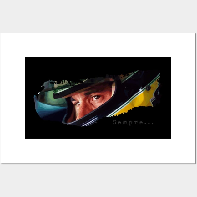 Ayrton Senna Wall Art by workshop71